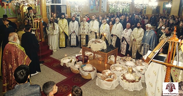 Λαμπρή η πανήγυρη του Ι.Ν. Αγ. Βαρβάρας Καλογωνιάς