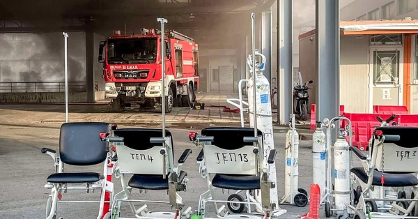Φωτιά στο νοσοκομείο &quot;Άγιος Ανδρέας&quot;: Ξεπερνούν τα 2 εκατ. ευρώ οι ζημιές - Ξεκίνησαν οι εργασίες