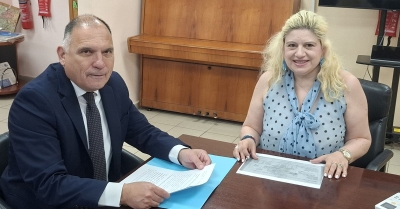 Με την Υποδιοικήτρια της Δ.ΥΠ.Α συναντήθηκε ο Νεοκλής Κρητικός