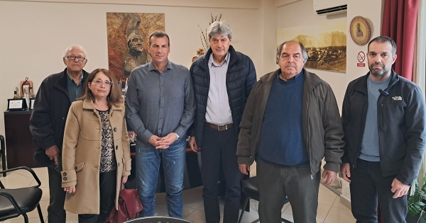 Συνάντηση του Δημάρχου Σπάρτης με το Προεδρείο του Συλλόγου Διατελεσάντων Δημάρχων, Αντιδημάρχων και Δημοτικών Συμβούλων Δήμου Σπάρτης