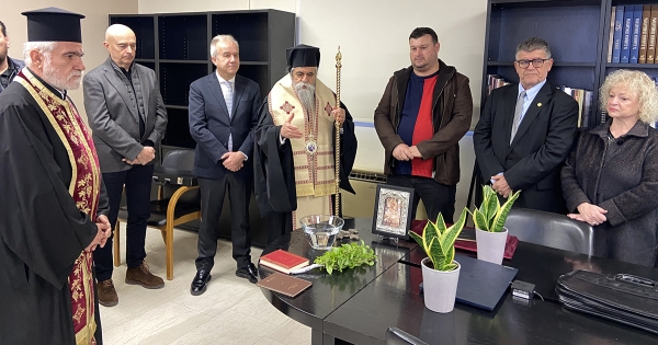 Αγιασμός στις Εγκαταστάσεις του Επιμελητηρίου Ηλείας