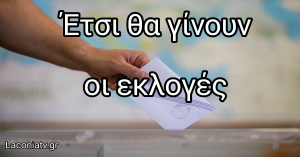 Ετσι θα γίνουν οι εκλογές