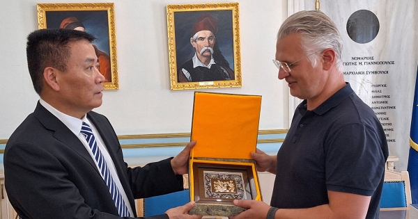 Η Περιφέρεια Πελοποννήσου υποδέχθηκε αντιπροσωπεία της Επαρχίας Γκουιζού της Κίνας