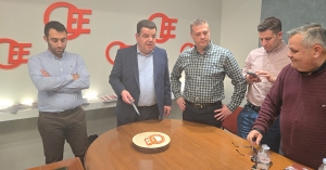 Κοπή της πρωτοχρονιάτικης βασιλόπιτας του Περιφερειακού Τμήματος Πελοποννήσου του ΟΕΕ