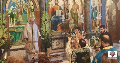 Η Κυριακή των Βαΐων στον Ι.Ν. Γεννήσεως του Χριστού Μολάων