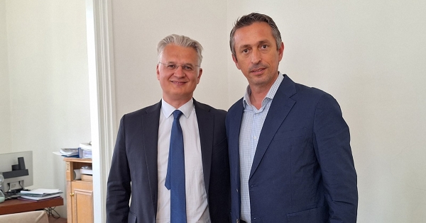 Συνάντηση του Περιφερειάρχη Δημήτρη Πτωχού με τον Βουλευτή Μεσσηνίας Περικλή Μαντά στην Τρίπολη