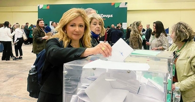 Πρωτιά στη Λακωνία και εκλογή στην Κεντρική Επιτροπή του ΠΑΣΟΚ για την Ελένη Κιούση