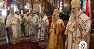 Ο Μητροπολίτης Μάνης στην εορτή ονομαστηρίων του Σεβ. Μαντινείας