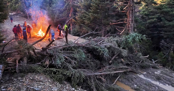 Η Επιτροπή Αγώνα για τη σωτηρία του Πάρνωνα καταγγέλλει την αστυνομική παρέμβαση στο μπλόκο του Κοσμά