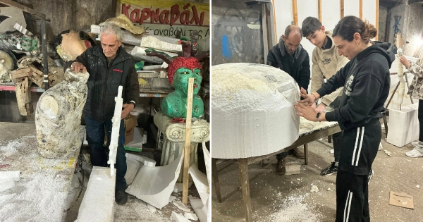 Ένα βράδυ στο Καρναβαλικό Εργαστήριο των Κροκεών