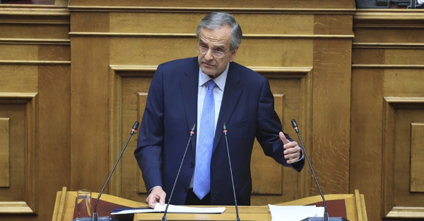 Αντ. Σαμαράς: Στις 4 το μεσημέρι η ομιλία του στη Βουλή – Αναμένεται εφ’ όλης επίθεση στην κυβέρνηση