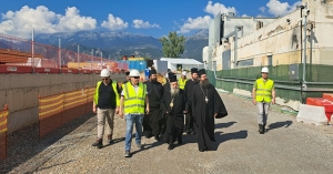 Ξενάγηση του Μητροπολίτη Μονεμβασίας &amp; Σπάρτης στο εργοτάξιο του σπουδαίου έργου του νέου Νοσοκομείου Σπάρτης ΙΣΝ
