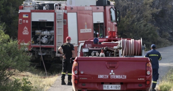 Φωτιά τώρα σε δασική έκταση στο Λάγιο Λακωνίας