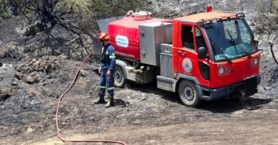 Άμεση κατάσβεση πυρκαγιάς στα σύνορα Ανωγείων – Παλαιοπαναγιάς χάρη στον συντονισμό των δυνάμεων