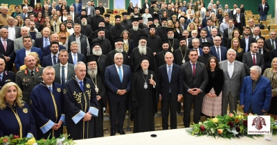 Αναγόρευση του Παναγιωτάτου Οικουμενικού Πατριάρχη σε Επίτιμο Διδάκτορα της Πανεπιστημιακής Σχολής Σπάρτης (video)