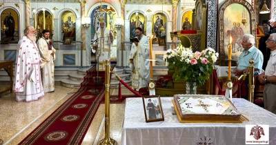 Αρχιερατική Θ. Λειτουργία στα Βελανίδια και μνημόσυνο για την πρεσβυτέρα Σταματική Ανδρισάκη