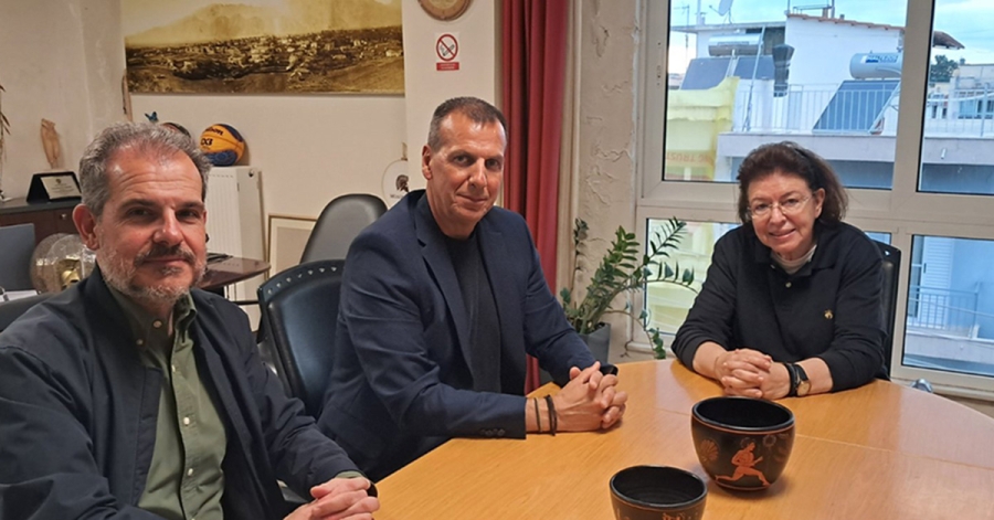 Συνάντηση του Δημάρχου Σπάρτης Μ. Βακαλόπουλου με την Υπουργό Πολιτισμού Λίνα Μενδώνη