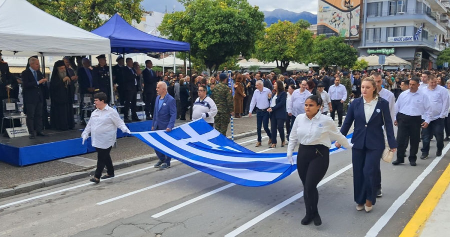 Με κάθε λαμπρότητα ο εορτασμός της Εθνικής Επετείου του «Όχι» σε όλο τον Δήμο Σπάρτης