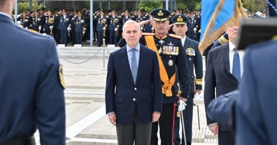 Παρουσία Θανάση Δαβάκη στην τελετή εορτασμού του Προστάτη της Πολεμικής Αεροπορίας στη Σχολή Ικάρων