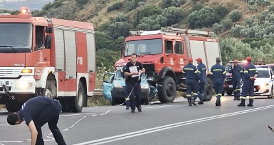 Τραγωδία στη Λακωνία: Δύο νεκροί σε σφοδρό τροχαίο στην παράκαμψη Βουτιάνων
