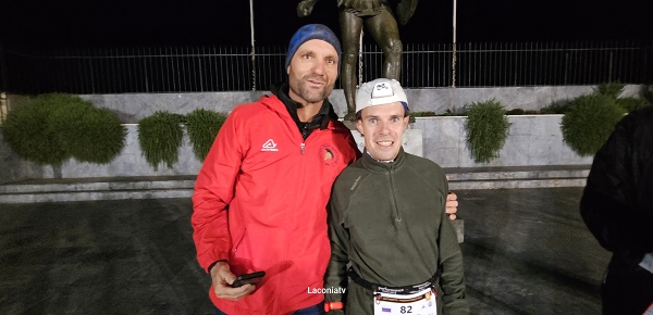 (vid) Ο Ρώσος Ιβάν Ζαμπόρσκι έφθασε πρώτος στη Σπάρτη για τον 8ο Αυθεντικό Φειδιππίδειο Δρόμο, απόστασης 490 χλμ. (Aθήνα-Σπάρτη-Αθήνα)