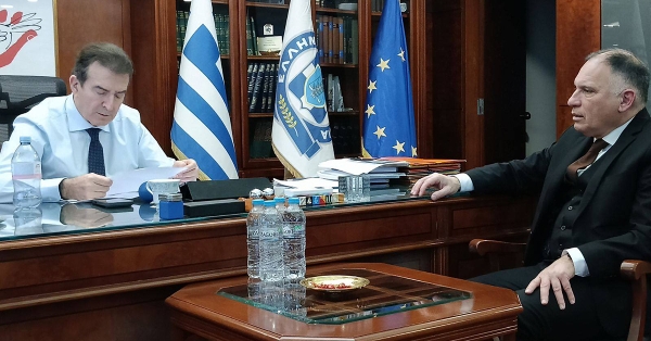 Στον Μιχάλη Χρυσοχοΐδη για την ενίσχυση της Λακωνίας με αστυνομικό προσωπικό ο Ν. Κρητικός