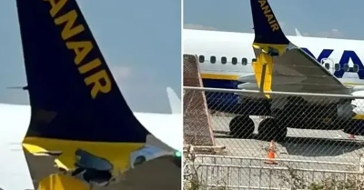 Καλαμάτα: Αεροπλάνο προσέκρουσε σε μπάρες κατά την προσγείωση