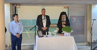 Με ευχές του Δημάρχου Σπάρτης για τη νέα σχολική χρονιά η τέλεση Αγιασμού σε σχολικές μονάδες του Δήμου