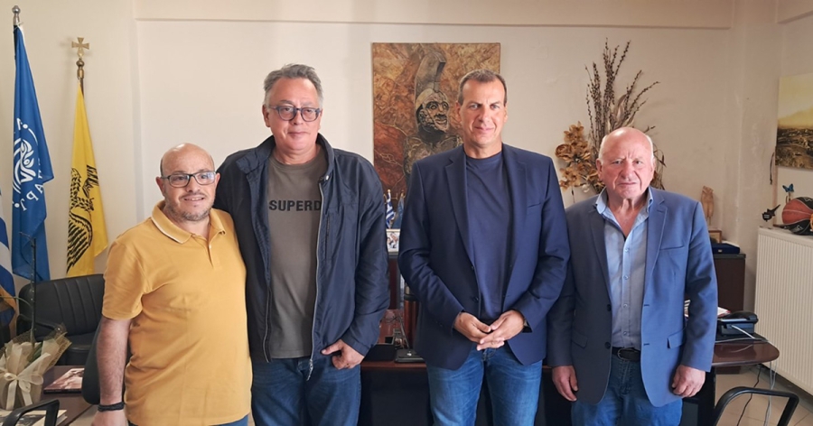 Συνάντηση του Δημάρχου Σπάρτης με τον Πρόεδρο της ΠΟΜΑΜΕΑ Πελοποννήσου και τον Πρόεδρο του Σωματείου ΑΜΕΑ Λακωνίας