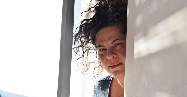 Η Ματούλα Ζαμάνη στο κάστρο της Μονεμβασίας το Σάββατο 2 Αυγούστου