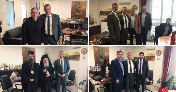 Ευχές στον Δήμαρχο Σπάρτης για την ονομαστική του εορτή