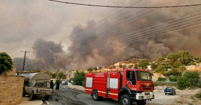 Λακωνία: Υψηλός κίνδυνος πυρκαγιάς (κατηγορία κινδύνου 3)